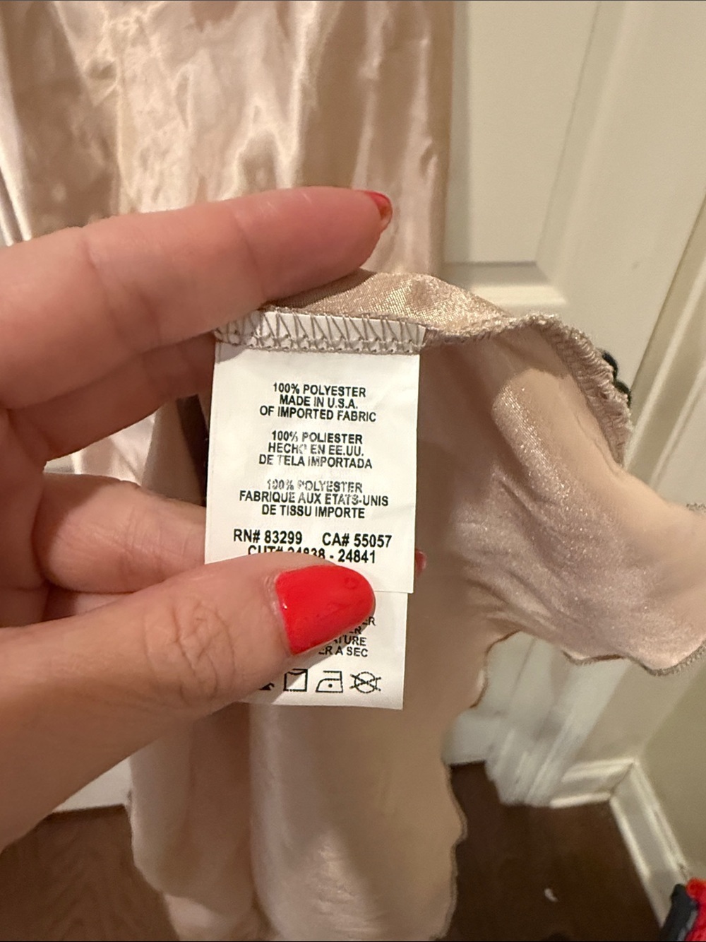 Bebe satin cowl neck maxi dress, XL - Picture 5 of 7